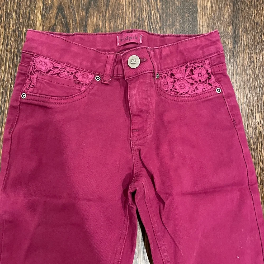 NWOT, Kidpik Pants with lace detail